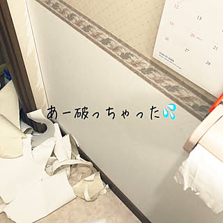 壁紙DIY/壁紙屋本舗/漆喰壁/トイレの壁/フォローして頂きありがとうございます！...などのインテリア実例 - 2021-10-09 09:03:43