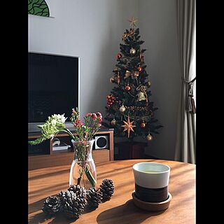 机/白山陶器/松ぼっくり/150cm/クリスマスツリー...などのインテリア実例 - 2016-11-07 11:38:23