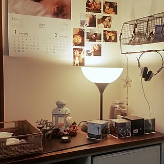 棚/IKEA/北欧/フロアランプ/写真コーナーのインテリア実例 - 2016-11-08 22:35:00