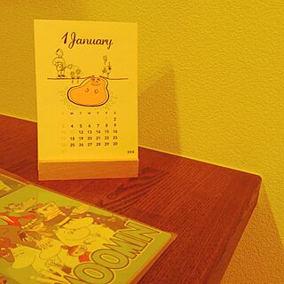 棚/バーバパパ/カレンダーのインテリア実例 - 2015-11-09 00:50:57