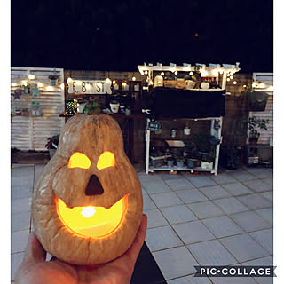 ハッピーハロウィン/パンプキン君/ガーデニング雑貨/ルーバーDIY/パパDIY...などのインテリア実例 - 2020-10-31 20:18:14