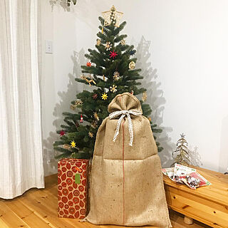 クリスマスの準備/プレゼントラッピング/クリスマスツリー/リビングのインテリア実例 - 2019-12-22 00:31:36