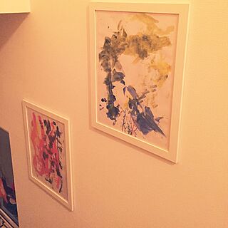 壁/天井/クレヨン/絵の具/アート/IKEAのインテリア実例 - 2017-01-12 00:54:47
