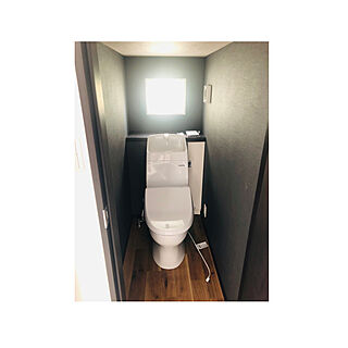 モノトーン/階段下トイレ/1階トイレ/トイレ/バス/トイレのインテリア実例 - 2021-11-02 22:08:40