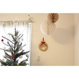 リビング/クリスマスツリー/IKEA/関西蚤の市/リース...などのインテリア実例 - 2015-12-17 18:14:28