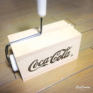 コカコーラ/ウッドバーニング/コロコロケース/DIY/端材利用...などのインテリア実例 - 2017-02-01 01:24:34