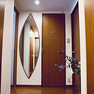 SURF1 MIRROR/porada/ACTUS/壁掛けミラー/玄関/入り口のインテリア実例 - 2022-04-09 16:13:50