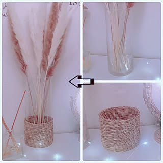 ダイソー パンパスグラスのおしゃれなアレンジ 飾り方のインテリア実例 Roomclip ルームクリップ
