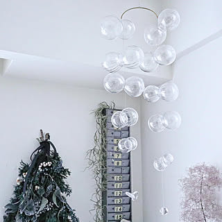 櫻井彩 さん ガラスのモビール クリア