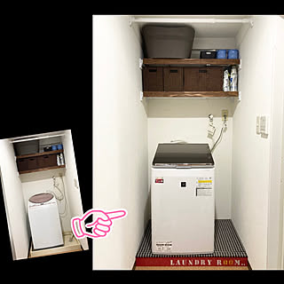 プラズマクラスター/laundryroom/突っ張り棚隠し/before after/洗濯機買い替え...などのインテリア実例 - 2021-06-07 14:11:40