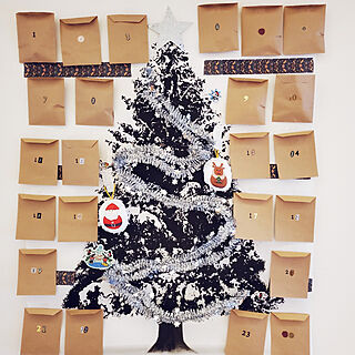 リビング/クリスマス/アドベントカレンダー手作り/クリスマスツリーのインテリア実例 - 2022-12-04 20:47:11