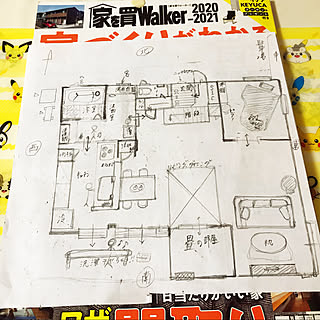 間取り考え中/間取り1F/部屋全体のインテリア実例 - 2020-12-16 08:34:30