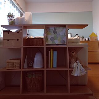 部屋全体/カゴ/RoomClip5周年/IKEA/こどもと暮らす...などのインテリア実例 - 2017-05-06 17:36:39