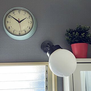 IKEA/カインズホームの時計/築30年超/壁紙リフォーム/バス/トイレのインテリア実例 - 2021-12-24 13:53:00