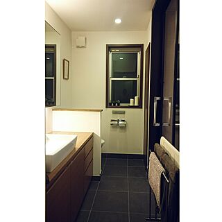 バス/トイレ/シンプルインテリア/IKEA/ダイソー/ガラス張りの風呂のインテリア実例 - 2017-02-24 20:15:53