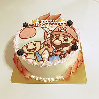 任天堂/ニンテンドー/Nintendo/スーパーマリオ/誕生日ケーキ...などのインテリア実例 - 2021-03-15 14:33:54