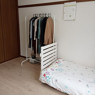 ベッド周り/DIY/IKEA/ニトリ/一人暮らし...などのインテリア実例 - 2021-04-12 21:24:01