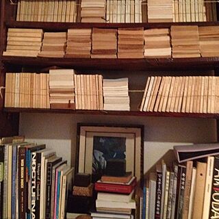 棚/大量の、多量の本や書籍がある本棚/本棚/本のインテリア実例 - 2012-06-01 07:19:37