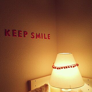 ベッド周り/KEEP SMILE/ホワイト大好きのインテリア実例 - 2014-11-04 02:24:14