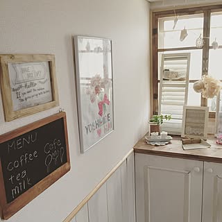 玄関/入り口/丁寧で優しい暮らし/ig→life_happy_warmly/DIY/カフェ風...などのインテリア実例 - 2016-07-24 11:03:38