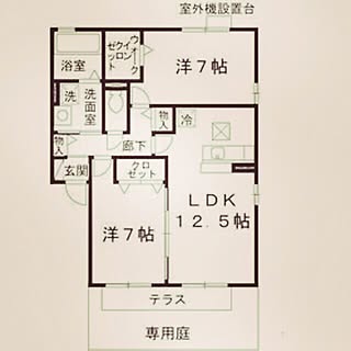 部屋全体/間取り図/賃貸のインテリア実例 - 2014-11-30 14:05:15