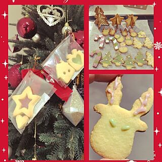 キッチン/IKEA/セリアのアイシング☆/161223/Merry Xmas☆...などのインテリア実例 - 2016-12-23 22:43:19
