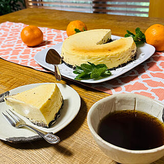 キッチン/ケーキ/手作りケーキ/チーズケーキのインテリア実例 - 2024-04-15 07:13:15