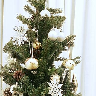 リビング/クリスマスツリー/natural/White♡のインテリア実例 - 2016-11-17 17:14:35