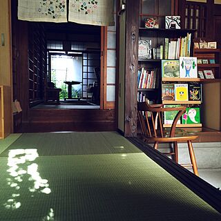 部屋全体/かげ/和と洋の融合/グリーンカーテン/長屋...などのインテリア実例 - 2015-07-13 16:21:00