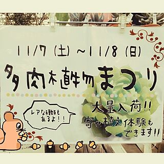 11月7日、8日/ガーデンセンターテラ/日本花キ流通/NO GREEN NO LIFEのインテリア実例 - 2015-10-23 17:30:28