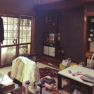 部屋全体/いいねありがとうございます❤️/古い賃貸住宅/カメラマークを消したくて(´-ω-`)/ちょこちょこ模様替え^_^;...などのインテリア実例 - 2017-01-28 14:34:49