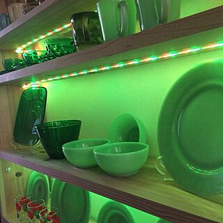 棚/DIY/照明/ファイヤーキング食器達/アメリカンヴィンテージのインテリア実例 - 2015-12-22 22:28:37