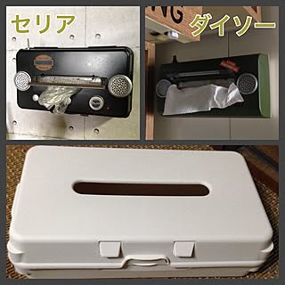 キッチン/キッチンペーパー収納/商品比較/マグネット付き/セリア新商品...などのインテリア実例 - 2017-03-18 10:03:44