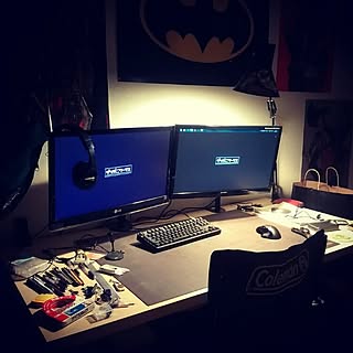 Pc周りのおしゃれなインテリアコーディネート レイアウトの実例 Roomclip ルームクリップ