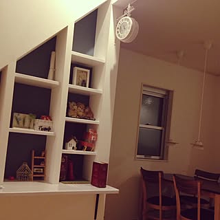 棚/洋書風/加湿器もインテリアに/息子の作品/いいね、フォロー本当に感謝です♡...などのインテリア実例 - 2017-01-10 23:01:55