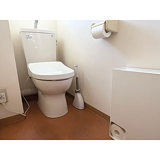 トイレブラシ/シンプルヒューマン/トイレットペーパー収納/山崎実業/トイレのインテリア...などのインテリア実例 - 2022-02-11 12:35:28