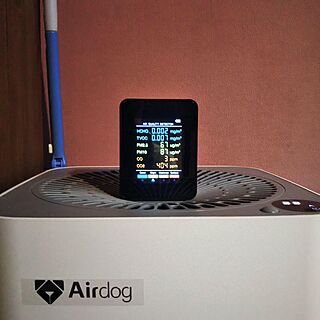 Airdog X3s/Air Quality Detector/CO2濃度測定器/CO2/二酸化炭素濃度...などのインテリア実例 - 2022-06-27 00:46:51