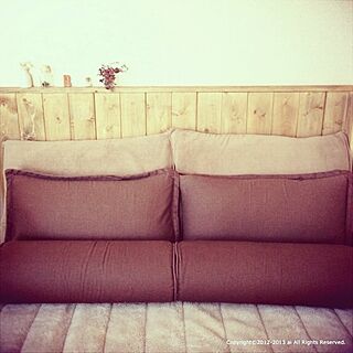 ベッド周り/雑貨/手作り板壁/DIY/ベッドのインテリア実例 - 2013-06-05 07:45:19