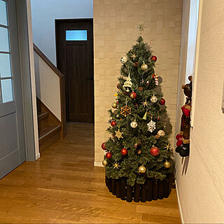 玄関ホール/クリスマスツリー150cm/クリスマスツリー/リノベーション/リノベーション住宅...などのインテリア実例 - 2020-11-27 19:26:36