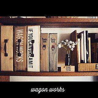 棚/インスタwagonworksでやってます/wagonworks/DIY/セリア...などのインテリア実例 - 2016-03-31 22:48:30