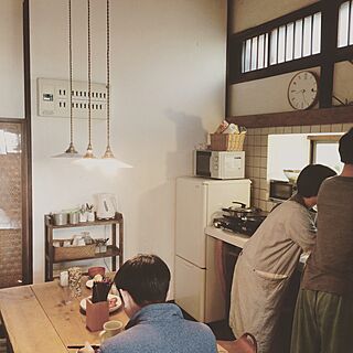 キッチン/日本家屋/椅子/ライティング/antique...などのインテリア実例 - 2017-04-17 13:09:05