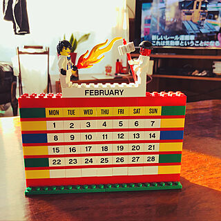 毎月1日行事/カレンダー/LEGO/リビングのインテリア実例 - 2021-02-01 08:17:40