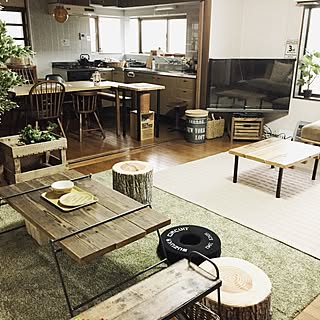 部屋全体/簡単DIY/adepeche/セカンドハウス/テーブル...などのインテリア実例 - 2017-06-12 18:57:55