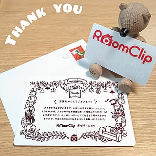 机/RoomClip運営チームの皆様に感謝♡/見てくれてありがとうございます♡/roomclipステッカー/イベント受賞ステッカーのインテリア実例 - 2023-04-25 15:06:20