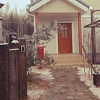 スウェーデン木製断熱玄関ドア/スウェーデンハウス /玄関ガーデン/玄関アプローチのインテリア実例 - 2017-01-14 07:45:17