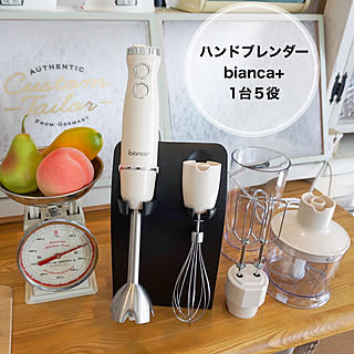 おしゃれ家電/朝食/キッチンカウンター/キッチン家電/ハンドブレンダー...などのインテリア実例 - 2021-07-22 13:07:32