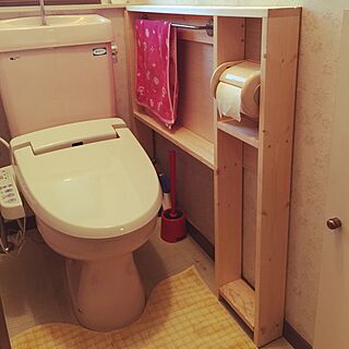バス/トイレ/1×4材/DIY/スーパービバホーム/IKEAのインテリア実例 - 2016-01-07 12:19:08