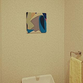 壁/天井/セリア/DIY/トイレの壁/アート...などのインテリア実例 - 2017-01-30 22:05:37