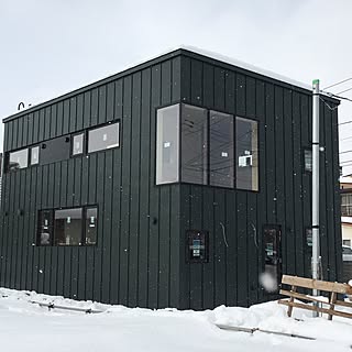 建築中/建築記録/新築建築中/ガルバリウム鋼板/深緑のガルバ...などのインテリア実例 - 2016-12-25 16:00:04