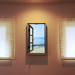 カリモク家具/宮古島の海/Atmoph Window 2/リビングのインテリア実例 - 2020-11-29 12:49:42